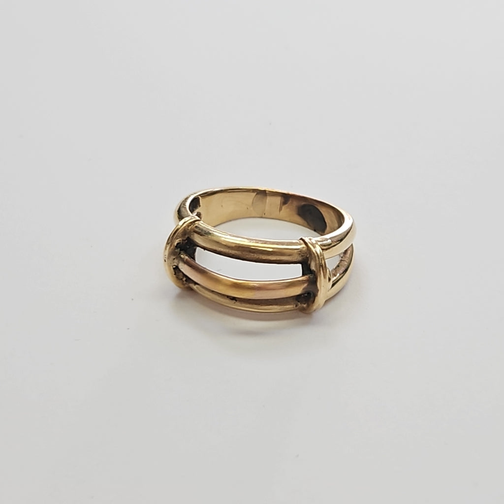 ANILLITO ORO,ORO COMBINADO 14 K 5,70 GRMS (SEMINUEVO)