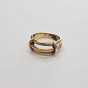 ANILLITO ORO,ORO COMBINADO 14 K 5,70 GRMS (SEMINUEVO)