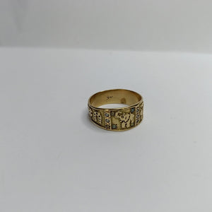 ARGOLLA DE LA SUERTE ORO 14 K 3,50 GRMS (SEMINUEVO)