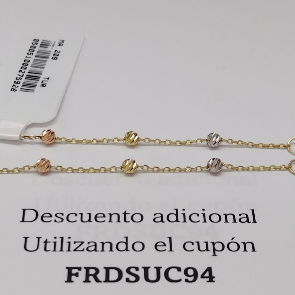 PULSERAS DAMA ORO 14K 1.4 (NUEVO)