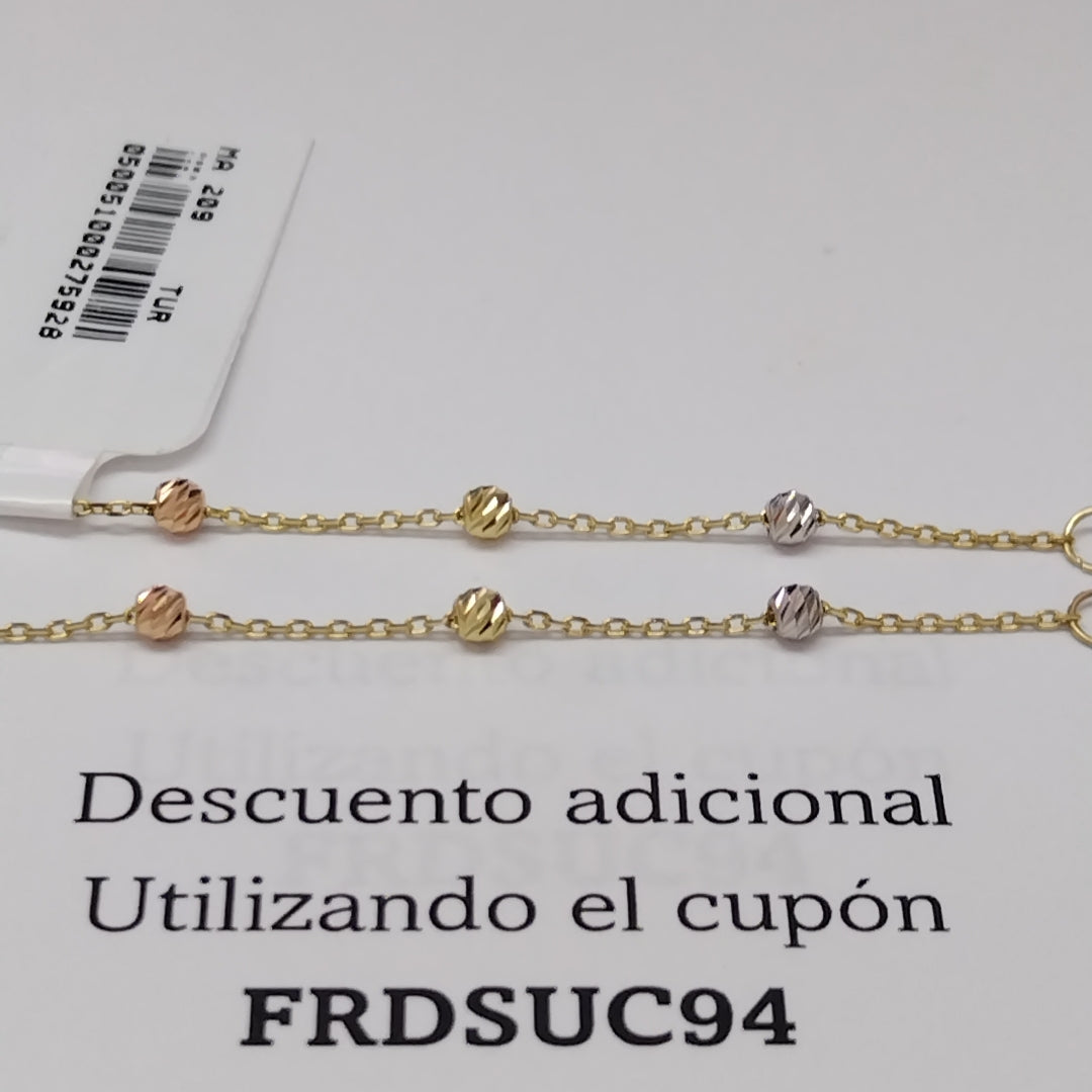 PULSERAS DAMA ORO 14K 1.4 (NUEVO)