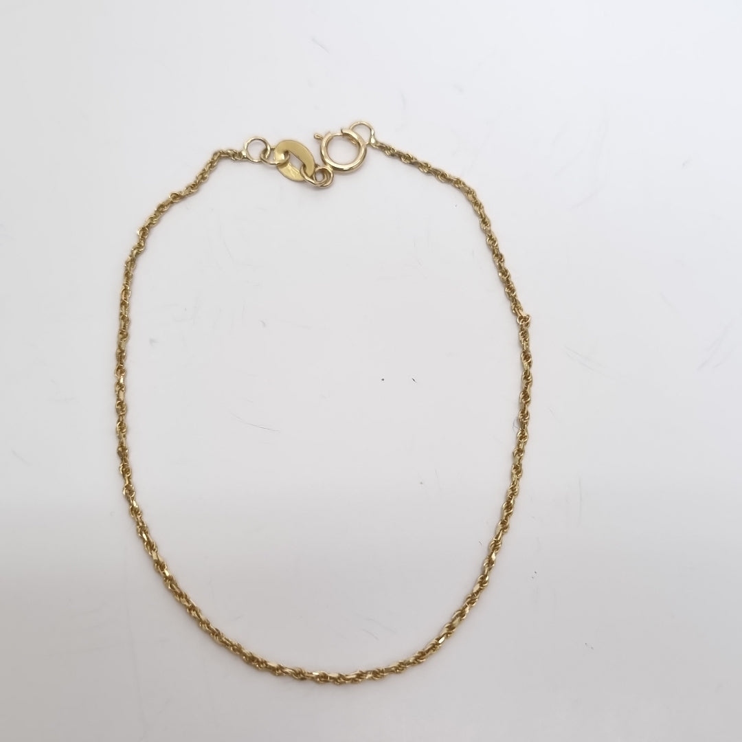 PULSERA TEJIDO TORZAL 1.1G 18 CM (NUEVO)