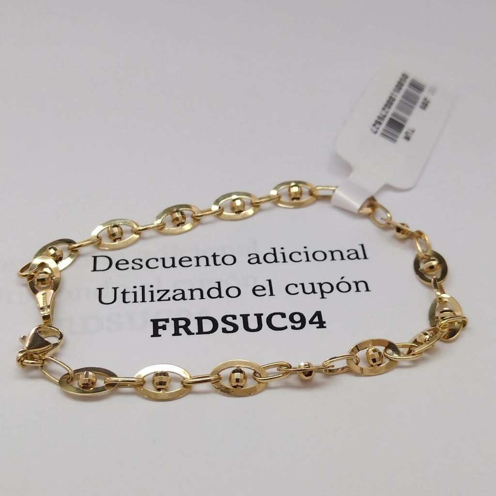 PULSERAS DAMA ORO 14K 3.8 (NUEVO)