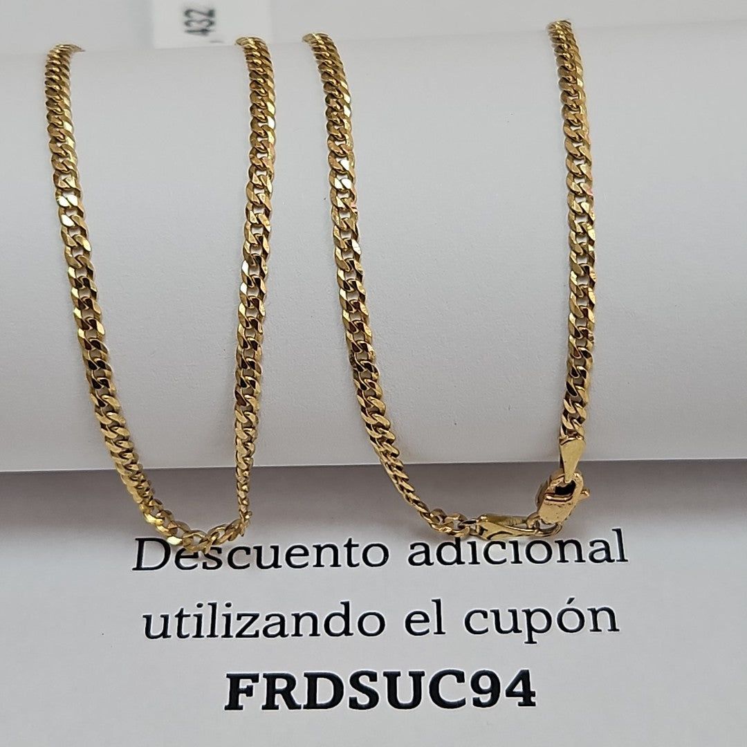 CADENA BARBADO 10K 55 CM 4.9 GR (NUEVO)