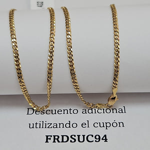 CADENA BARBADO 10K 55 CM 4.9 GR (NUEVO)