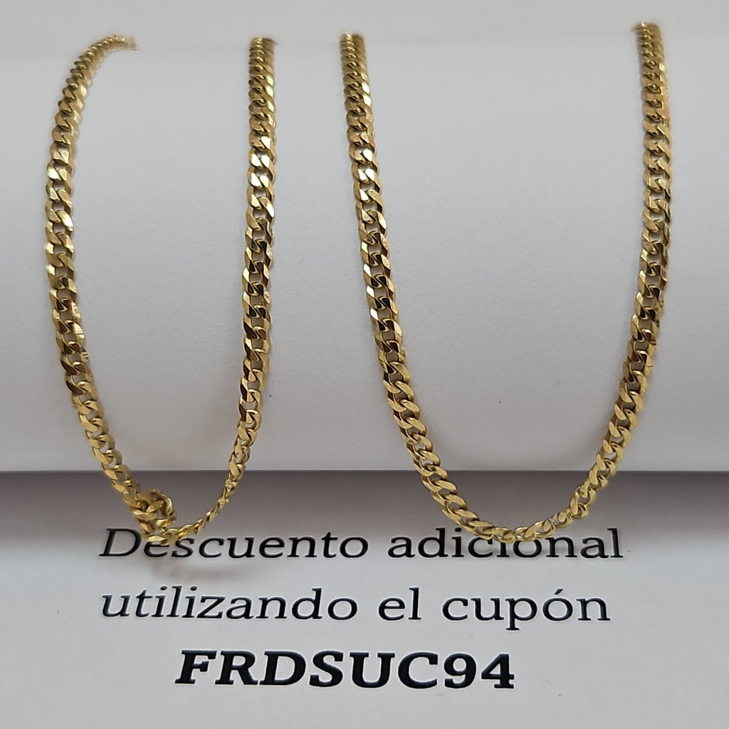 CADENA BARBADO 10K 55 CM 4.9 GR (NUEVO)