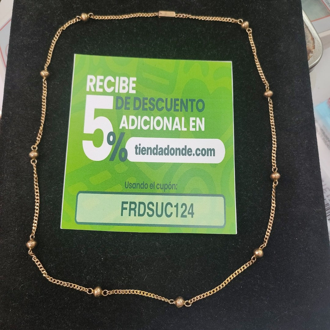 CADENA ORO 8 K 11.1 GRMS (SEMINUEVO)