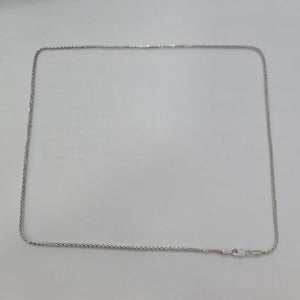 CADENA ORO BLANCO 18 K 6.3 GRMS (SEMINUEVO)