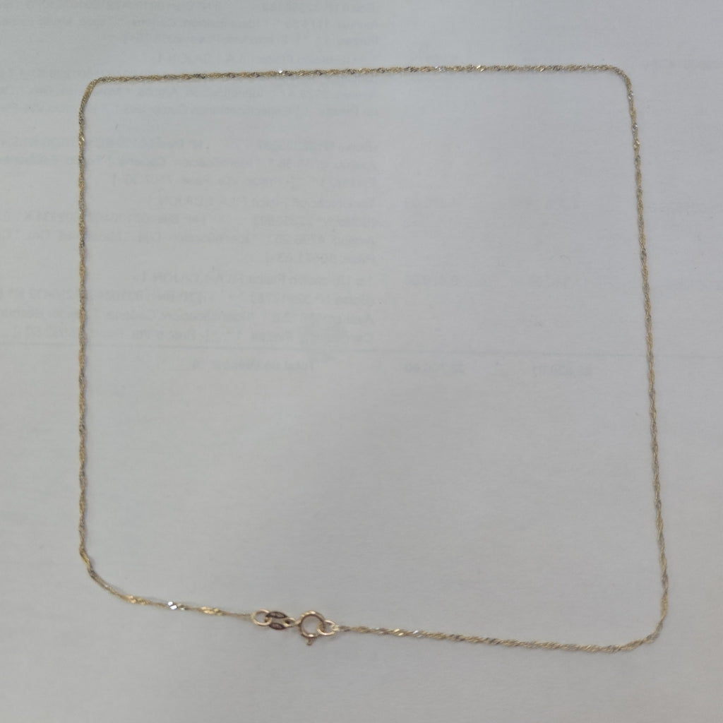 CADENA ORO 14 K 0.8 GRMS (SEMINUEVO)