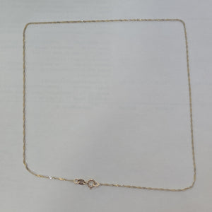 CADENA ORO 14 K 0.8 GRMS (SEMINUEVO)