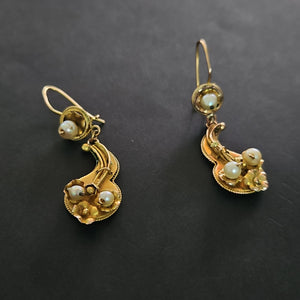 ARETES PAR ORO 8 K 4.1 GRMS (SEMINUEVO)