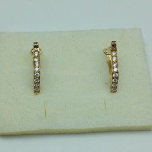 ARETES PAR ORO 14 K 5.3 GRMS (SEMINUEVO)