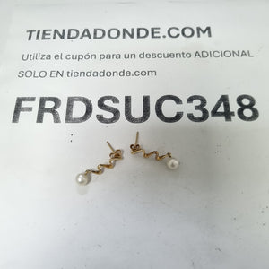 ARETES PAR ORO 14 K 2,60 GRMS (SEMINUEVO)