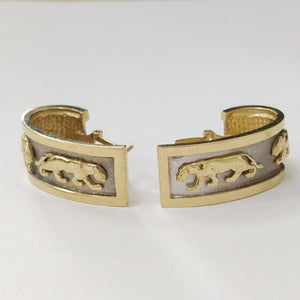 ARETES PAR ORO 14 K 17.8 GRMS (SEMINUEVO)