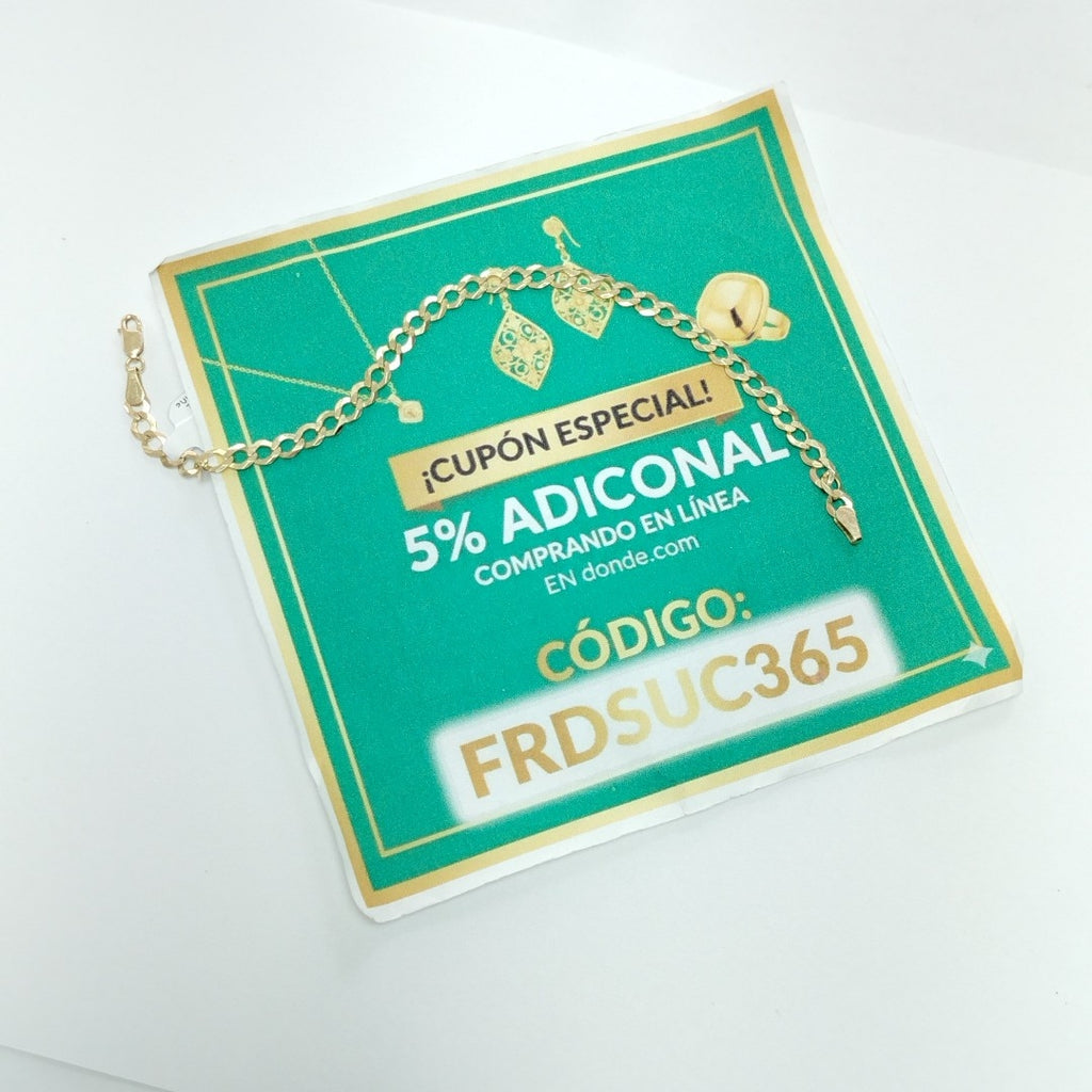 PULSERA ORO 14 K 5.3 GRMS (SEMINUEVO)