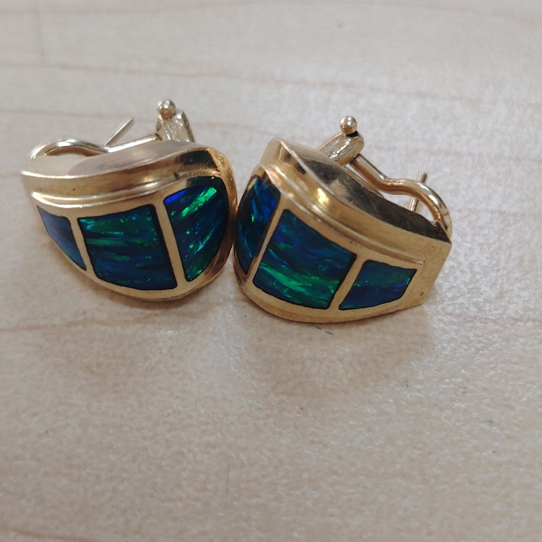 ARETES PAR ORO 14 K 14 GRMS (SEMINUEVO)