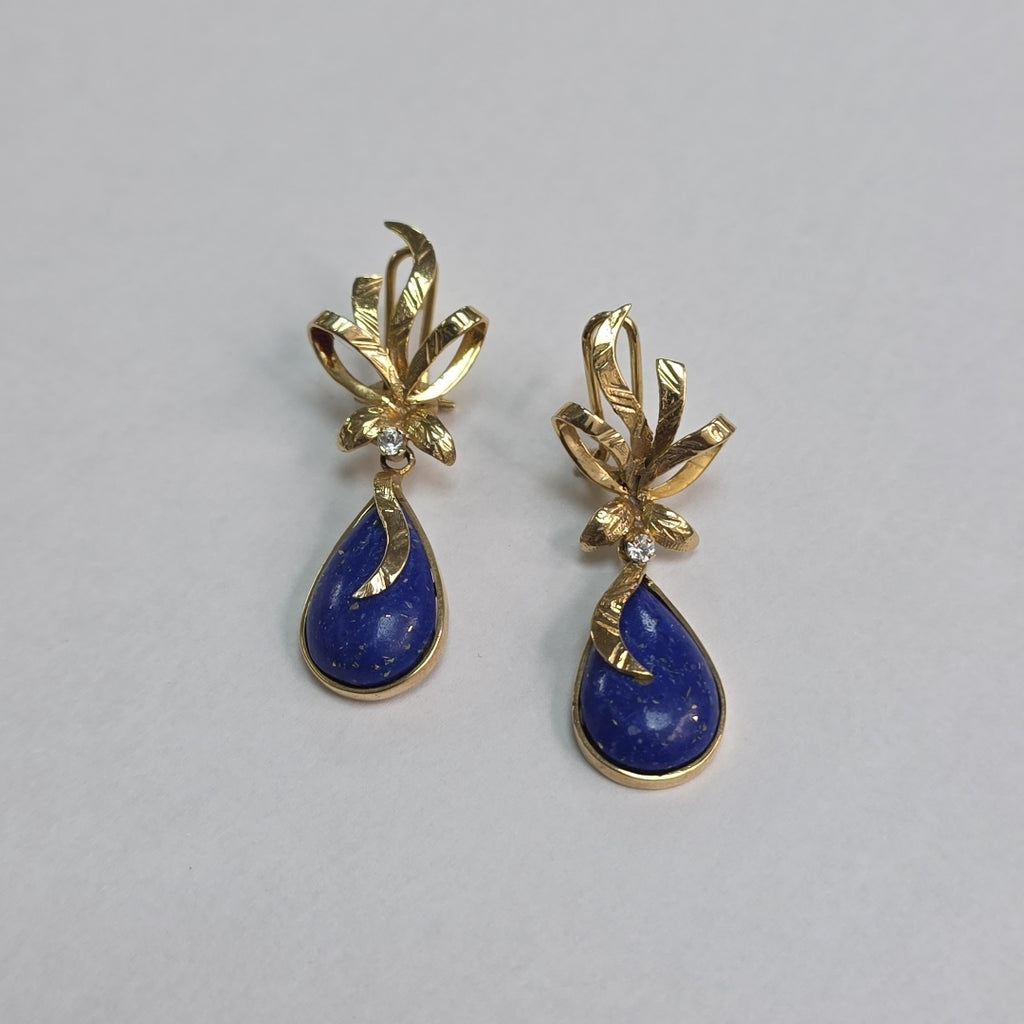 ARETES PAR ORO 8 K 8,20 GRMS (SEMINUEVO)