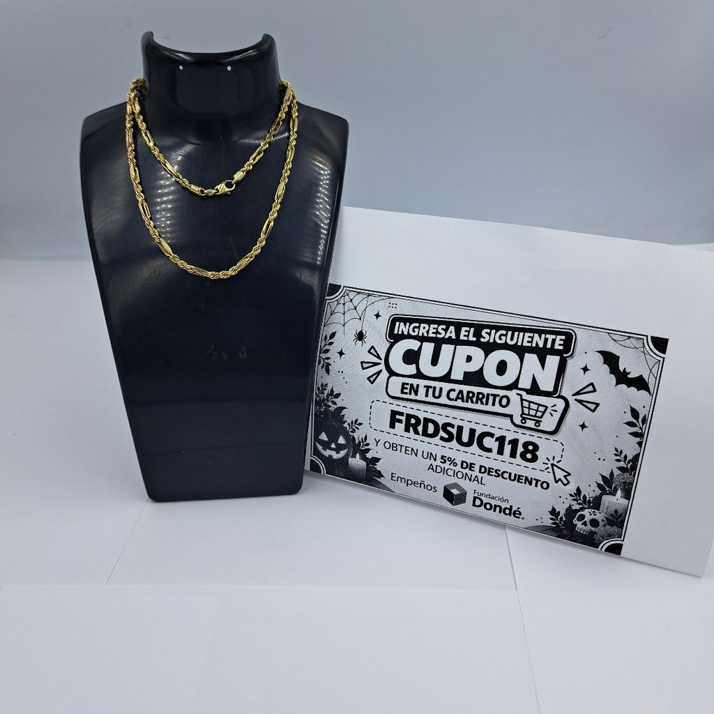 CADENA ORO 10 K 8.5 GRMS (SEMINUEVO)