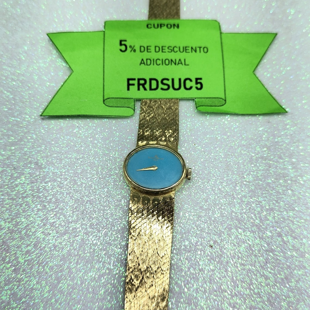 RELOJ CAJA Y PULSO ORO ORO 18 K 42.1 GRMS (SEMINUEVO)