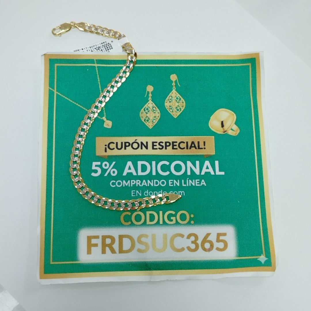 PULSERA ORO 14 K 9 GRMS (SEMINUEVO)