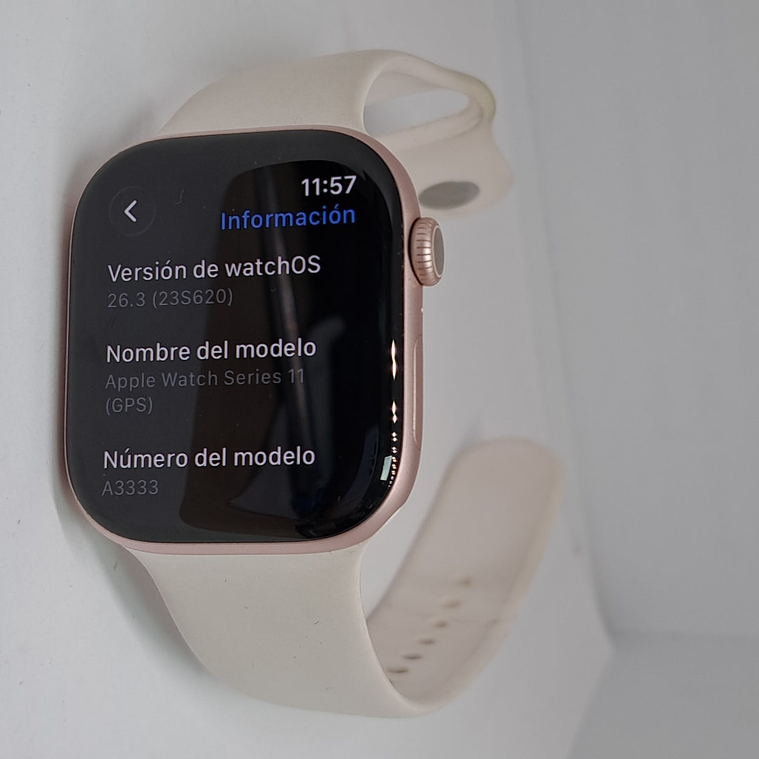 SMARTWATCH APPLE SERIES 11 ALUMINIO A3333 46 MM GPS (SEMINUEVO)