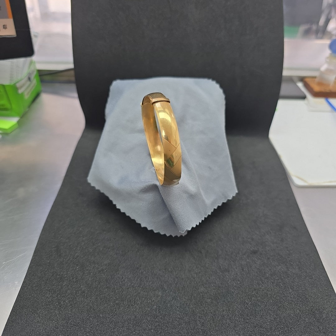 PULSERA RIGIDA ORO 14 K 9.8 GRMS (SEMINUEVO)