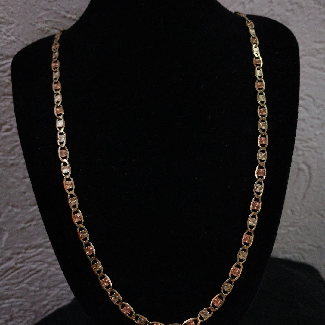 CADENA ORO COMBINADO 10 K 10,40 GRMS (SEMINUEVO)