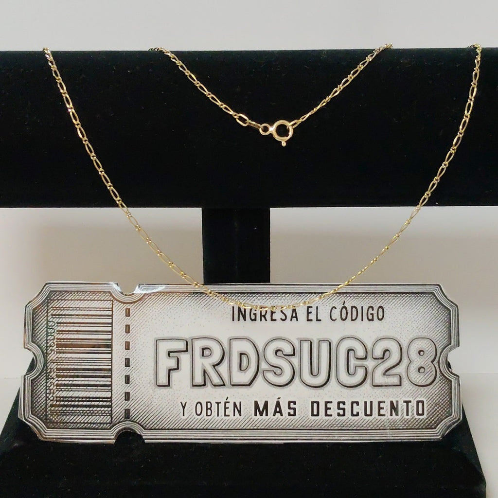 CADENA ORO 10 K 2,20 GRMS (SEMINUEVO)