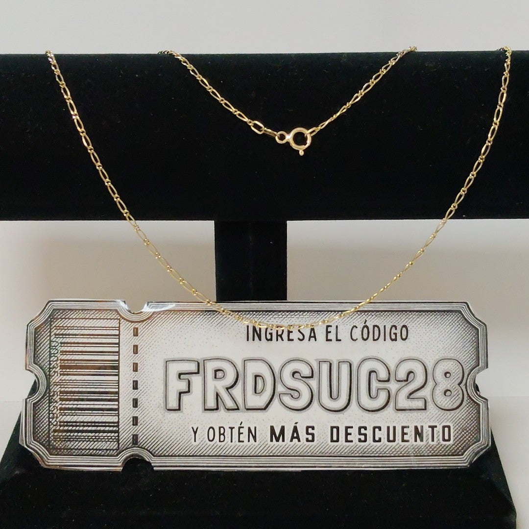 CADENA ORO 10 K 2,20 GRMS (SEMINUEVO)