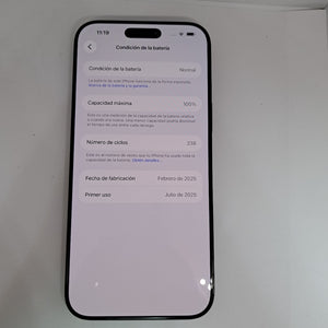 CELULAR APPLE IPHONE 16 PRO MAX A3295 (2024) 256 GB 8 GB RAM (SEMINUEVO)