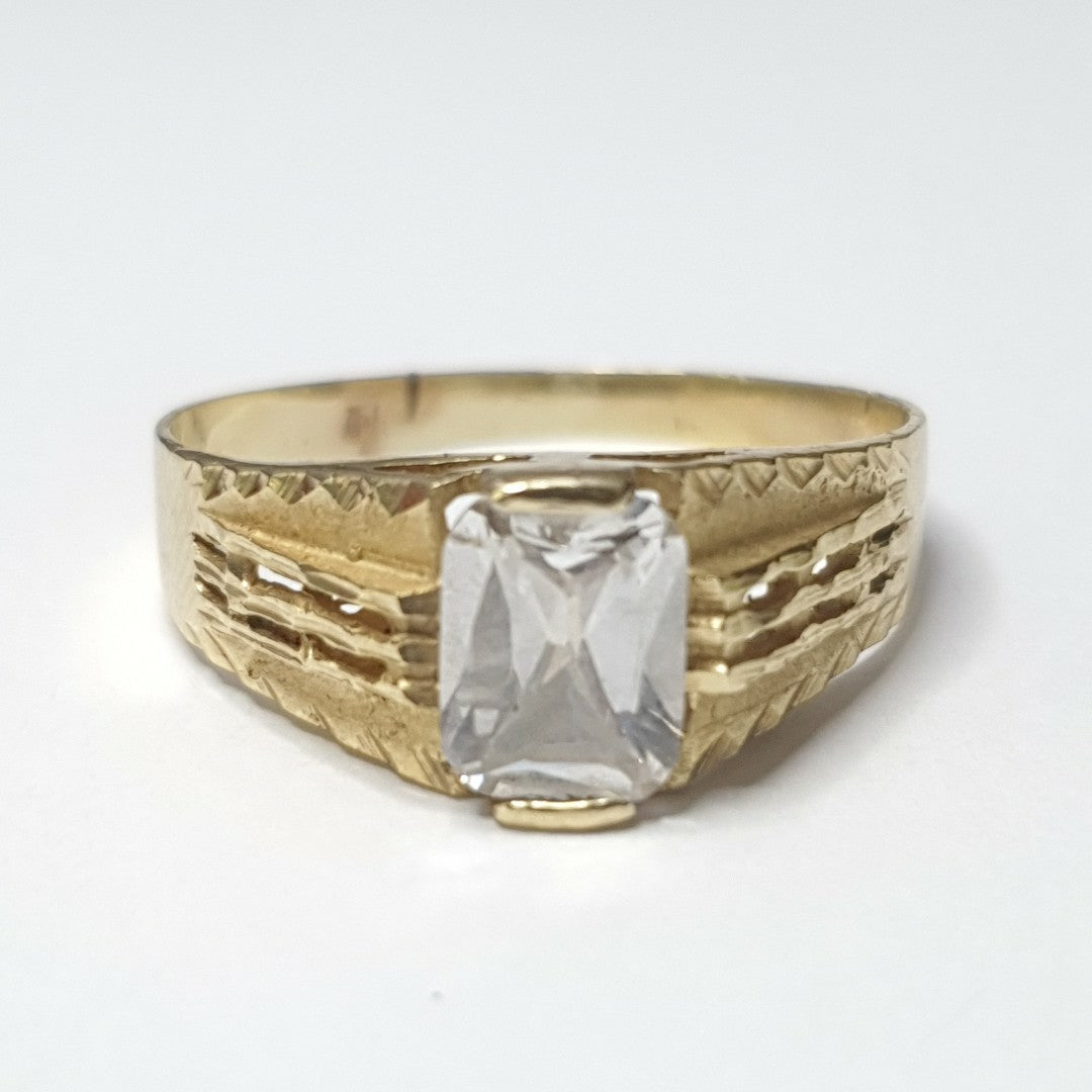 ANILLO ORO 10 K 3.1 GRMS (SEMINUEVO)
