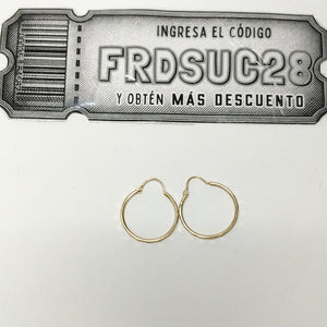ARRACADAS PAR ORO 10 K 1.2 GRMS (SEMINUEVO)