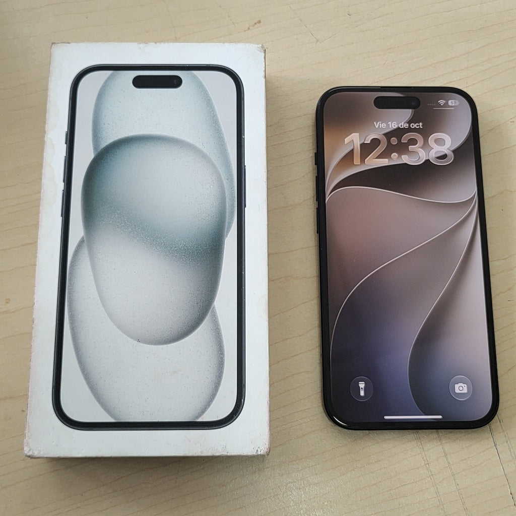 CELULAR APPLE IPHONE 15 A3089 (2023) 256 GB 6 GB RAM (SEMINUEVO)