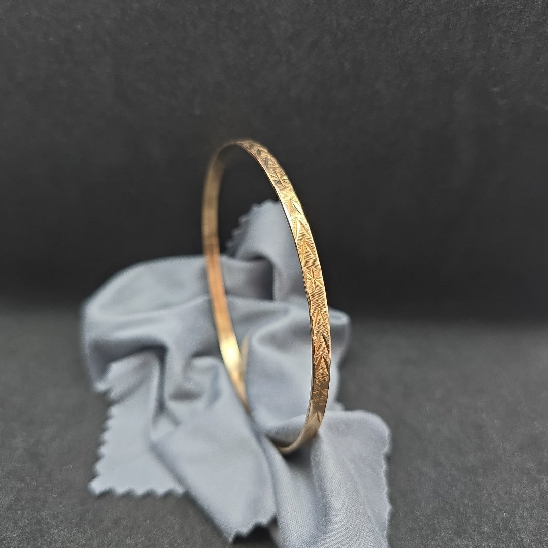 PULSERA RIGIDA ORO 14 K 7.3 GRMS (SEMINUEVO)