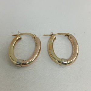 ARRACADAS PAR ORO 14 K 2,40 GRMS (SEMINUEVO)