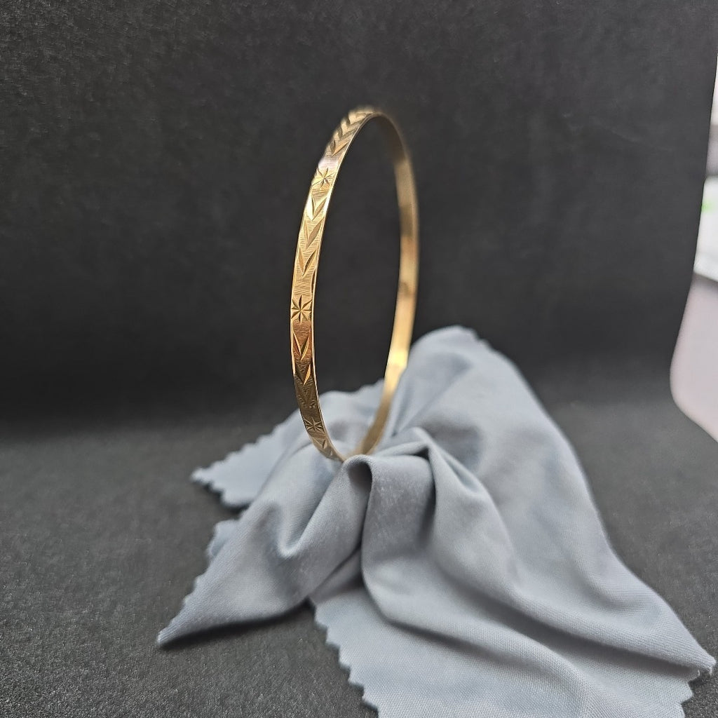 PULSERA RIGIDA ORO 14 K 7.3 GRMS (SEMINUEVO)