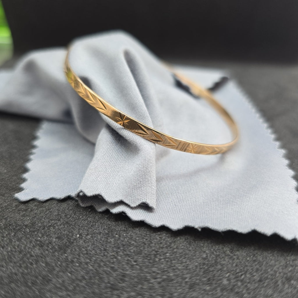 PULSERA RIGIDA ORO 14 K 7.3 GRMS (SEMINUEVO)