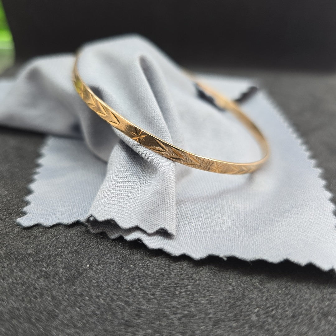 PULSERA RIGIDA ORO 14 K 7.3 GRMS (SEMINUEVO)