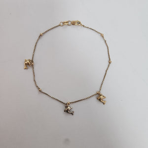 PULSERA ORO COMBINADO 14 K 2,10 GRMS (SEMINUEVO)