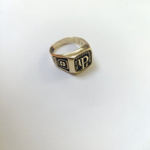 ANILLO DE GRADUACIÓN ORO 14 K 4.9 GRMS (SEMINUEVO)