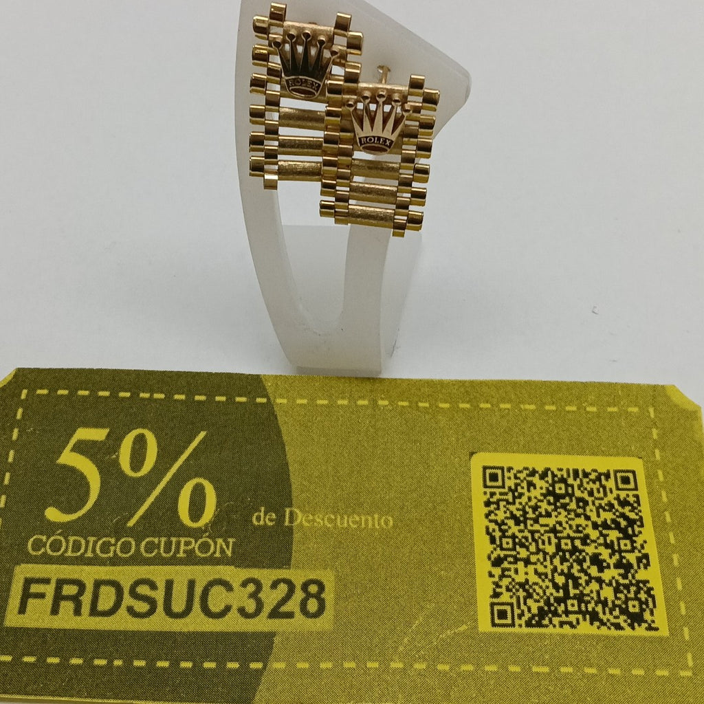 BROQUELES PAR ORO 14 K 5.9 GRMS (SEMINUEVO)