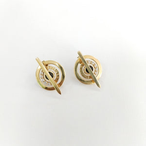 BROQUELES PAR ORO 14 K 4.6 GRMS (SEMINUEVO)