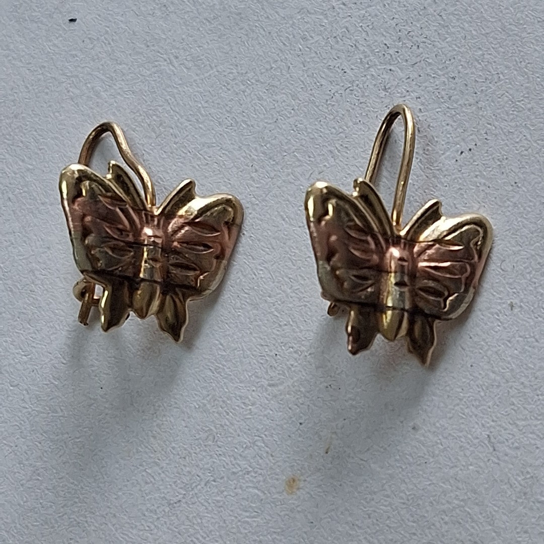 ARETES PAR ORO 10 K 1,20 GRMS (SEMINUEVO)
