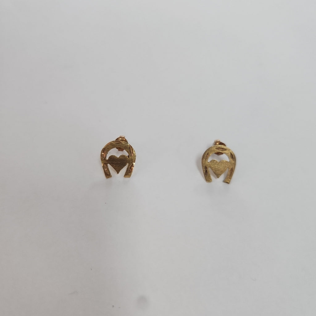BROQUELES PAR ORO 14 K 0,90 GRMS (SEMINUEVO)