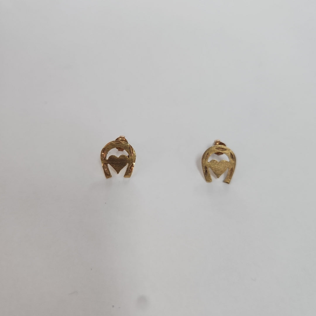 BROQUELES PAR ORO 14 K 0,90 GRMS (SEMINUEVO)