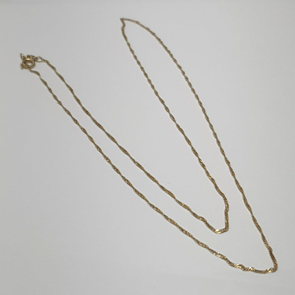 CADENA ORO 14 K 1,30 GRMS (SEMINUEVO)