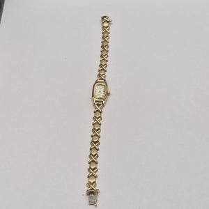RELOJ CAJA ACERO PULSO ORO ORO 10 K 15.6 GRMS (SEMINUEVO)