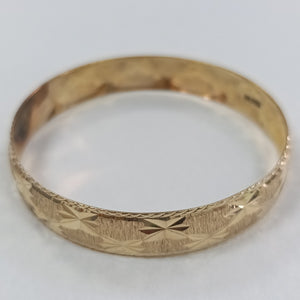 PULSERA RIGIDA ORO 14 K 16.8 GRMS (SEMINUEVO)