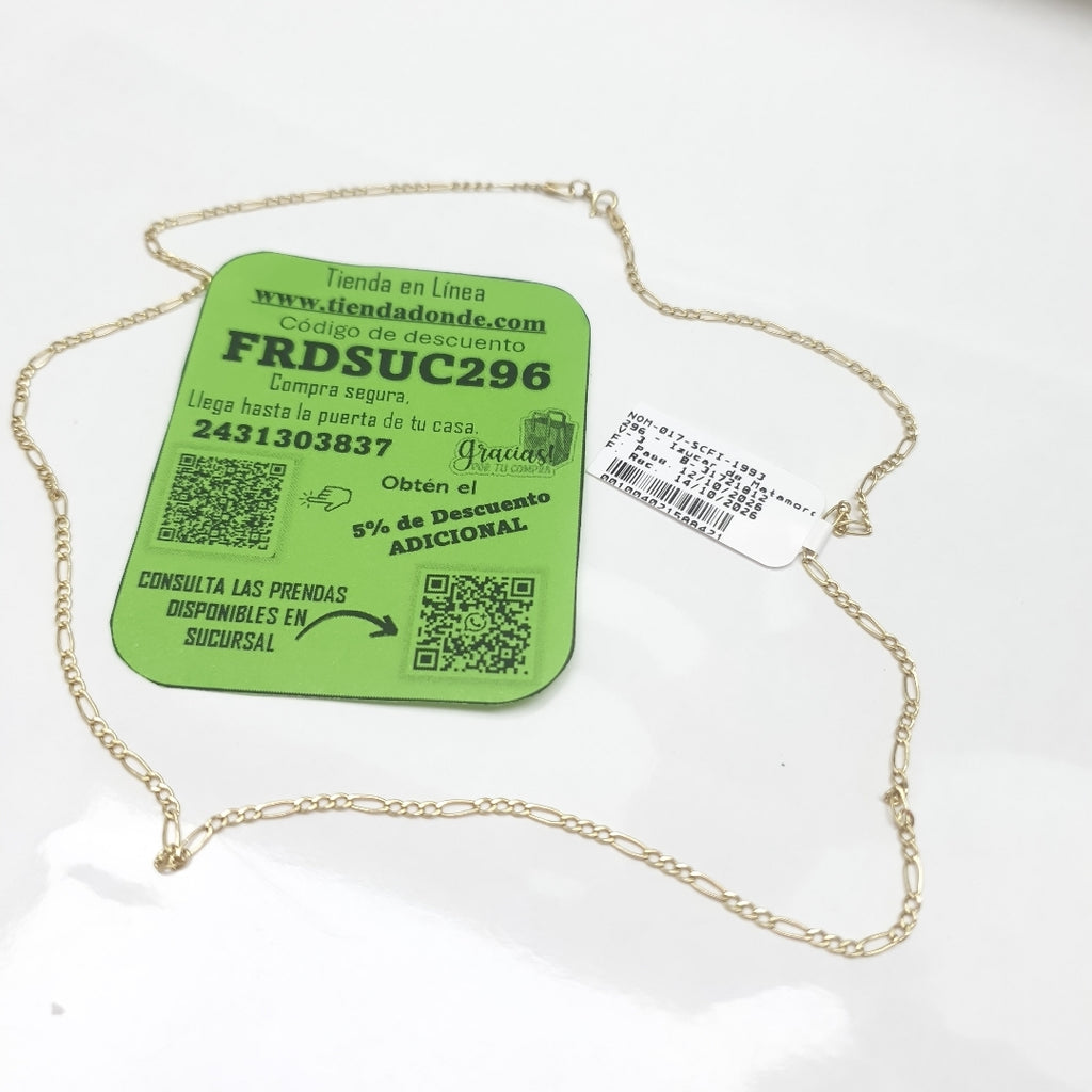 CADENA ORO 14 K 1.4 GRMS (SEMINUEVO)