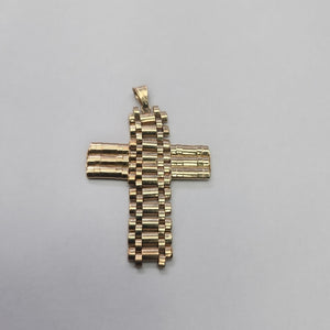 CRUZ, DIJE ORO 14 K 4.5 GRMS (SEMINUEVO)